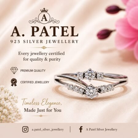 Twinkling Duo V Ring