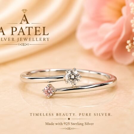 Supper Pink Mojo Diamond 925 Sterling Ring