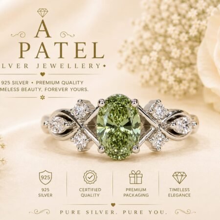 Yellow Solitaire Mojo Diamond 925 Sterling Ring