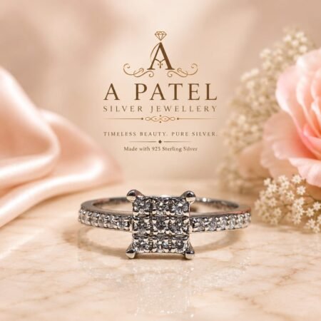Princess ShapeG Mojo Diamond 925 Sterling Ring