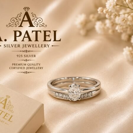 Eternal Grace Oval Solitaire 925 Sterling Silver Ring