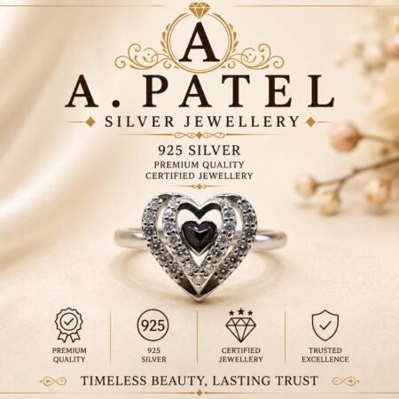 Radiant Twin Heart Diamond Ring